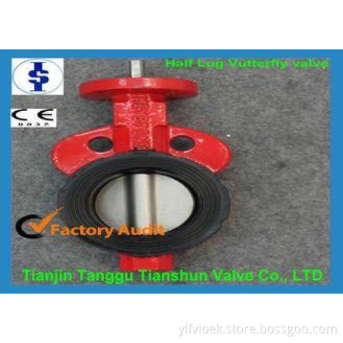 Electric Worm Gear Operated Lug Butterfly Valve Handles Wit